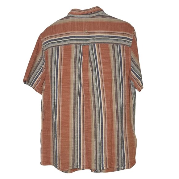 Fatface Men's Bude Pink Vertical Stripe Button Down Shirt Sz XL Cotton - Picture 2 of 7